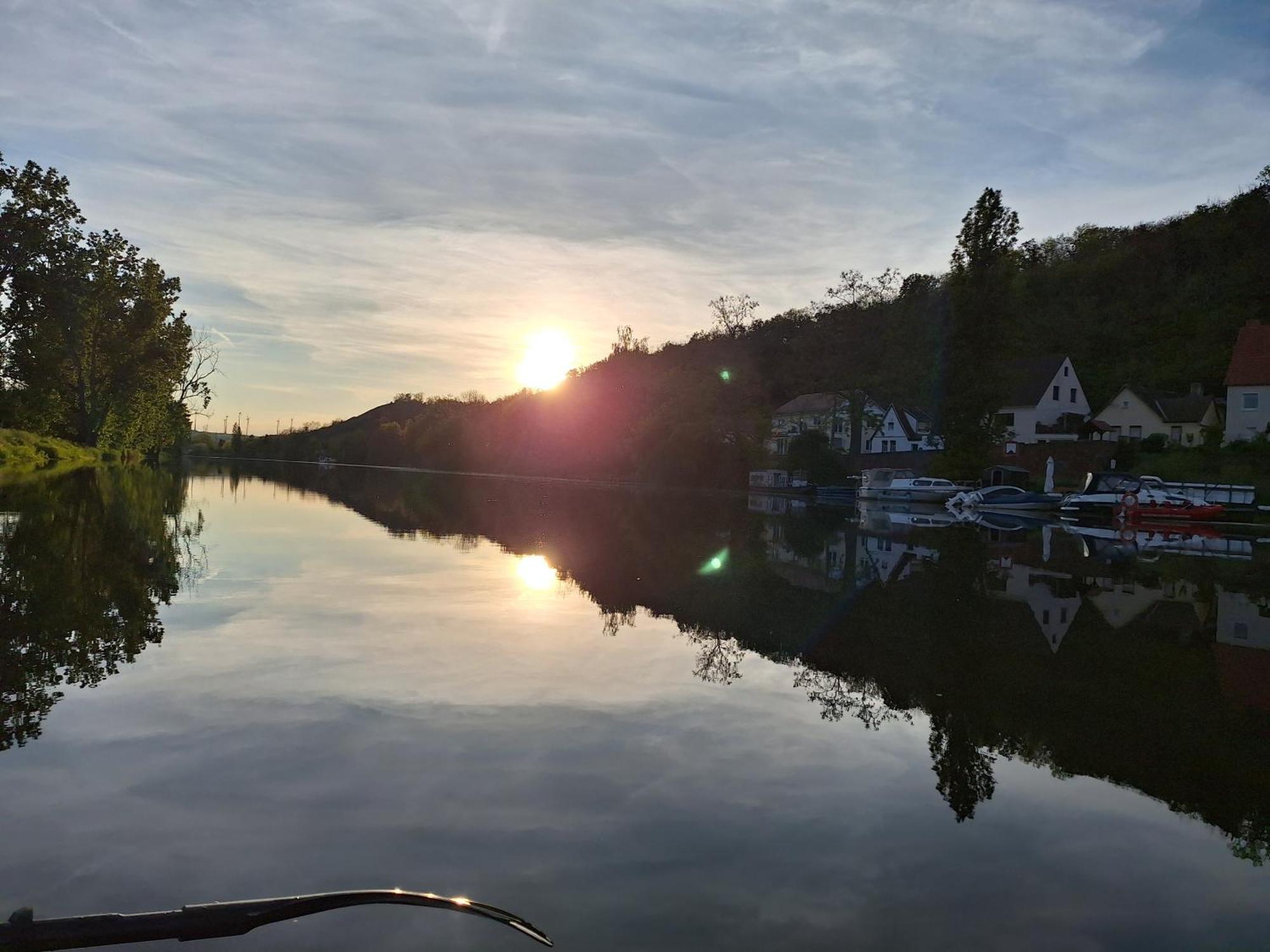 Ferienhaus Saaleblick Wettin Bagian luar foto